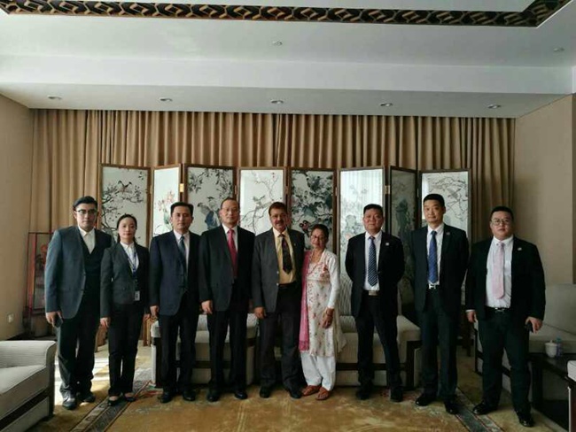 大唐国投石油天然气有限公司与尼泊尔国家石油公司会谈